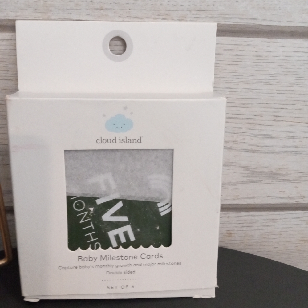 Brand New Cloud Island Baby Milestone Cards